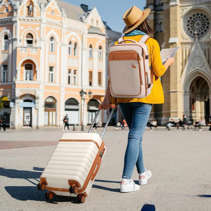 Juego de Equipaje de 3 Piezas Ukein con Valija, Mochila y Neceser