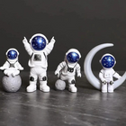 Set de 4 Esculturas Decorativas de Astronautas