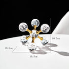 Adorno de Mesa Moderna en Cristal - Diseño de Molécula